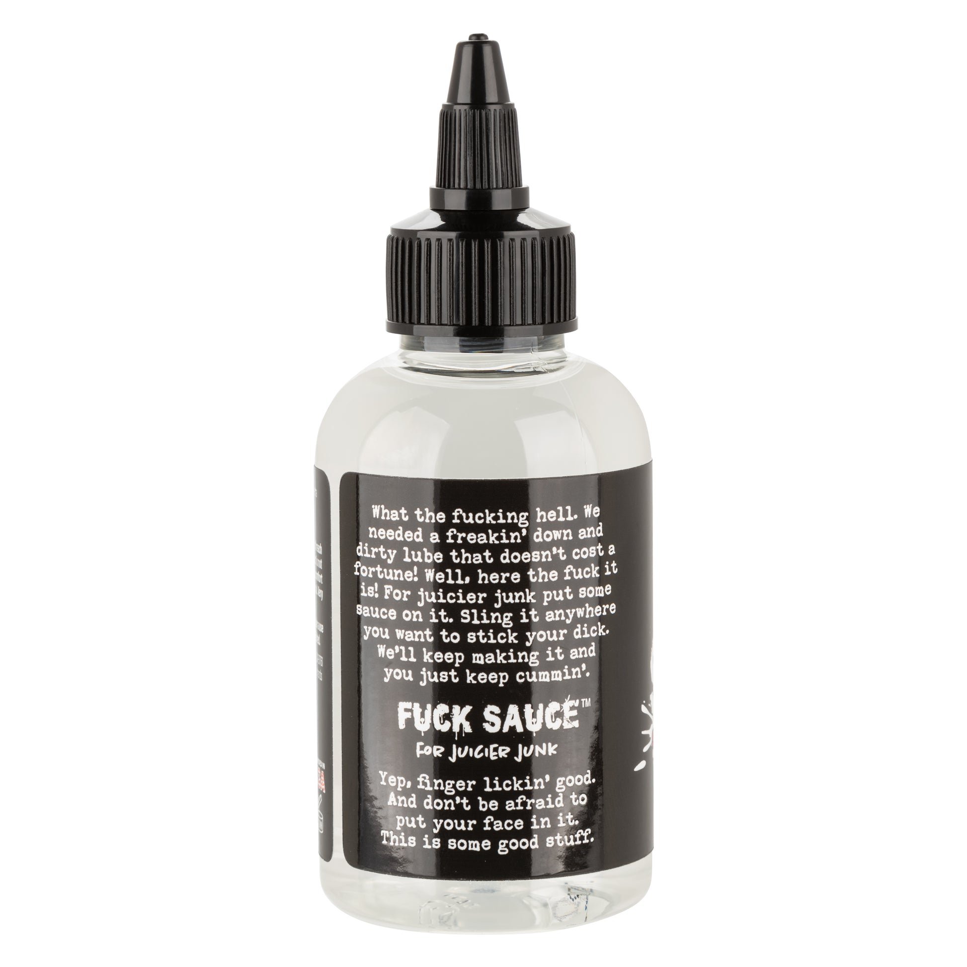 CalExotics Fuck Sauce Slick Silicone Lubricant – 4 Fl. Oz – Silicone-Based, Super Slippery