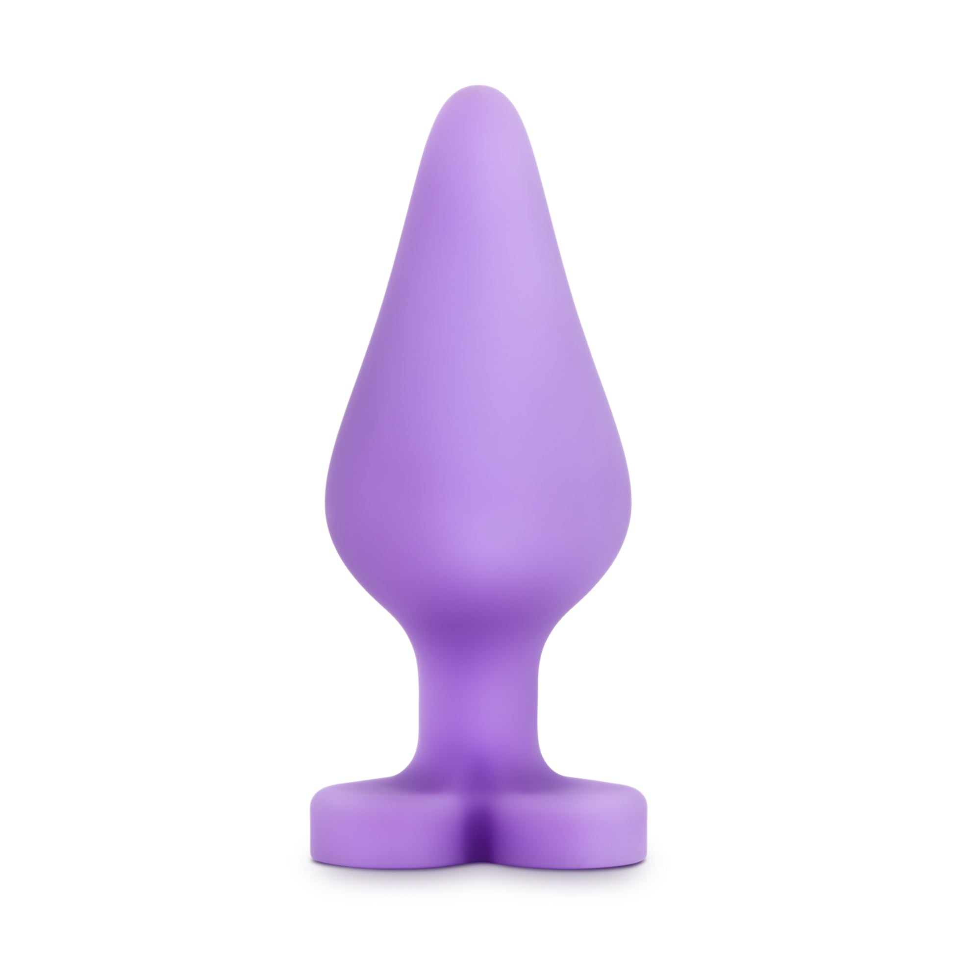 Blush Naughty Candy Heart Do Me Now Plug - Purple - Soft Silicone