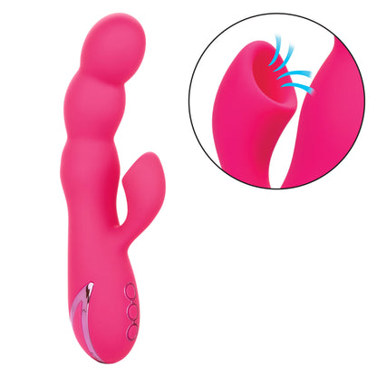 California Dreaming Oceanside Orgasm Massager – Pink with Multi-Function Suction and Vibration