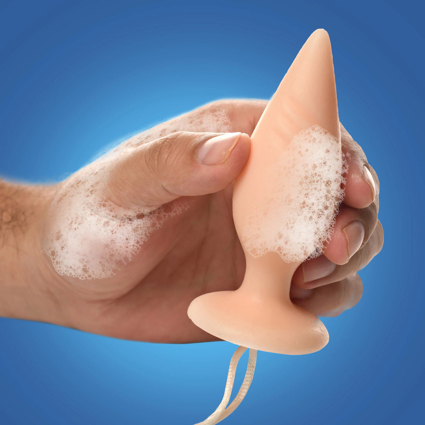 XR Brands Butt Plug Soap - Peach - Moisturizing Gag Gift