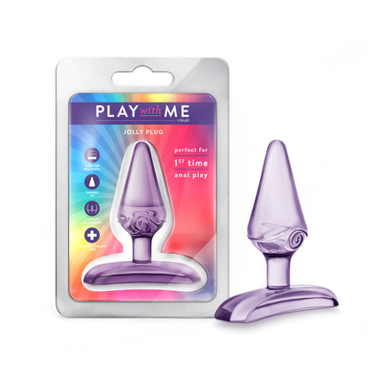 Blush Jolly Plug Anal Toy for Beginners - Purple