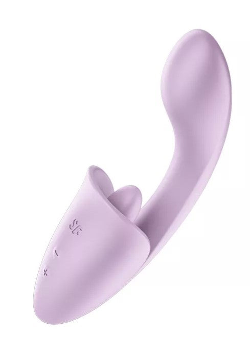 Satisfyer Tongue Expert Dual Stimulation Device – Purple