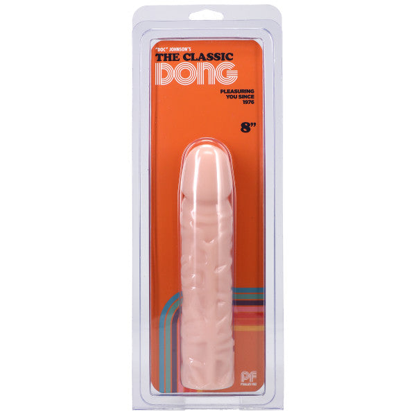 Doc Johnson Classic 8 Inch Dong - Realistic White