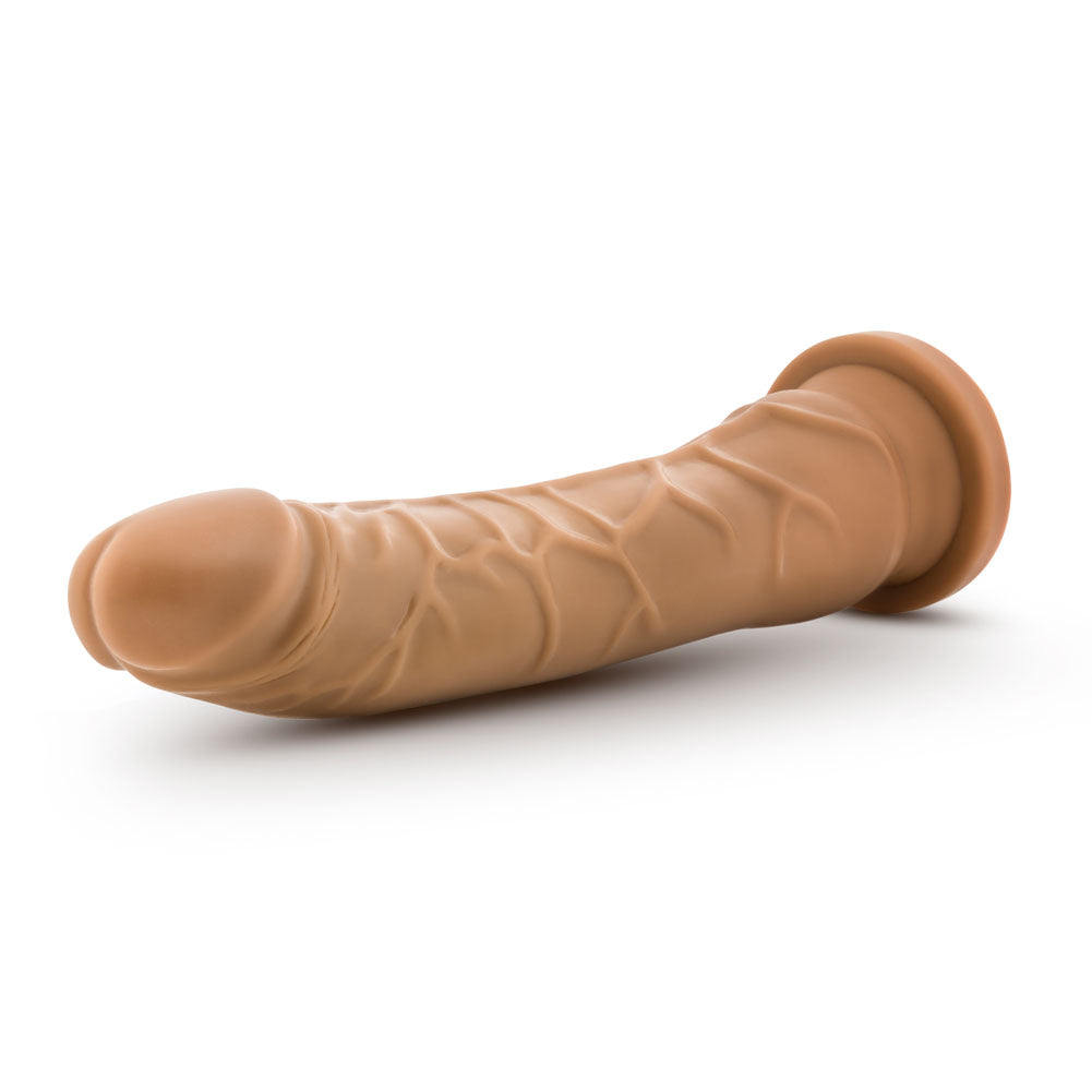 Dr. Skin Realistic Cock Basic 8.5 Dildo with Suction Cup – Mocha
