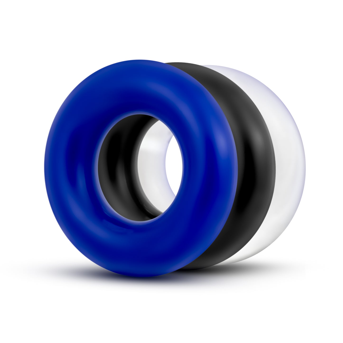 Blush Stay Hard Donut Rings – Cock Rings for Enhanced Stamina – Multi