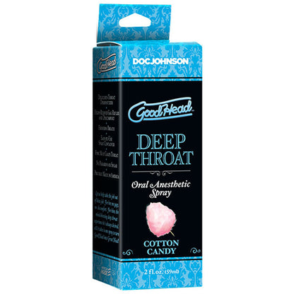 Doc Johnson Goodhead Deep Throat Spray – Cotton Candy Flavor – 2 Fl. Oz.