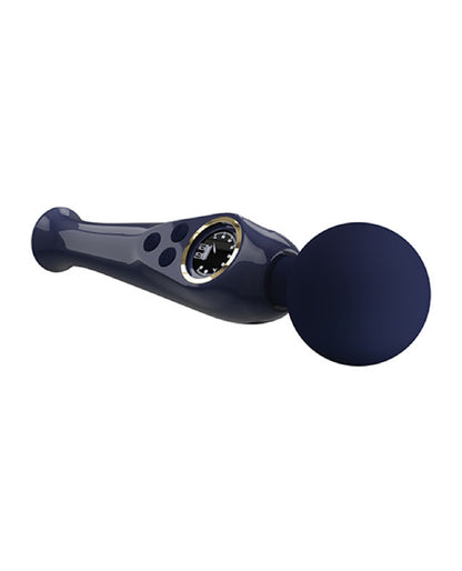 Skylar Led Digital Display Wand - Multi-Function Vibrating Wand - Blue