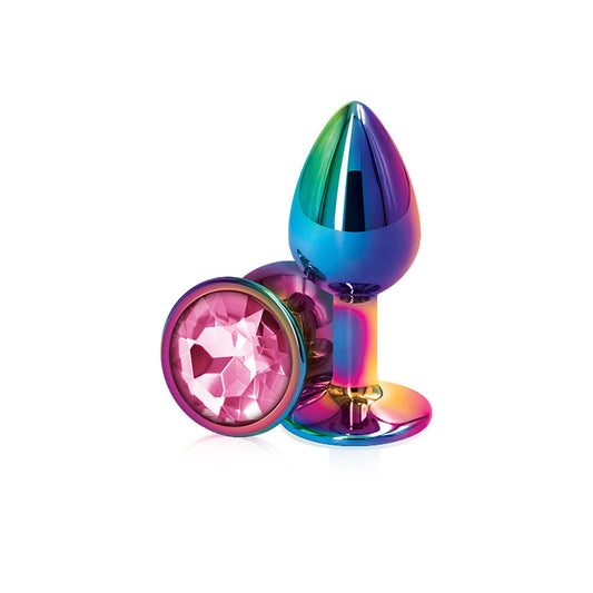 NS Novelties Rear Assets Multicolor Small Anal Toy - Pink