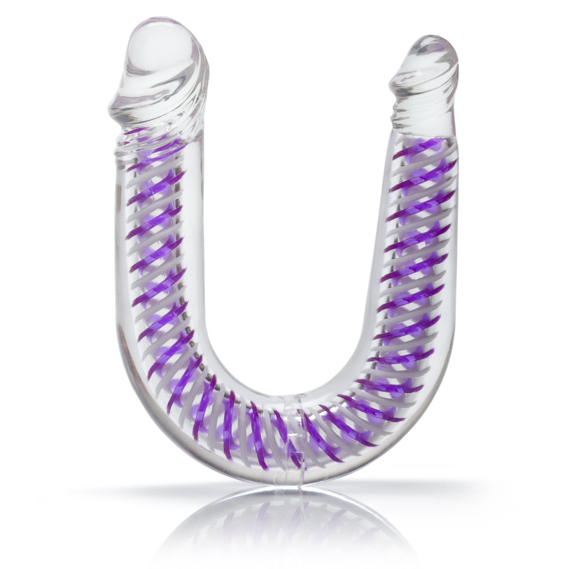 CalExotics Art Deco AC/DC Double Dong – Purple – Double Penetrator