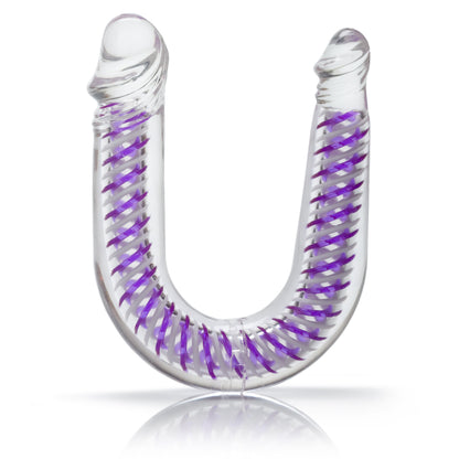CalExotics Art Deco AC/DC Double Dong – Purple – Double Penetrator