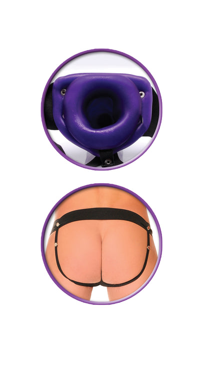 Pipedream Fetish Fantasy Series Hollow Strap-on – Purple