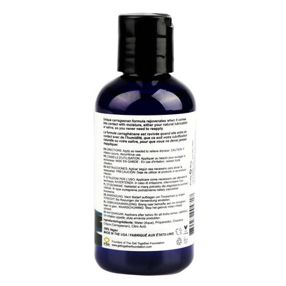 Earthly Body Water Slide Personal Lubricant 4 Oz – Water-Based, Vegan