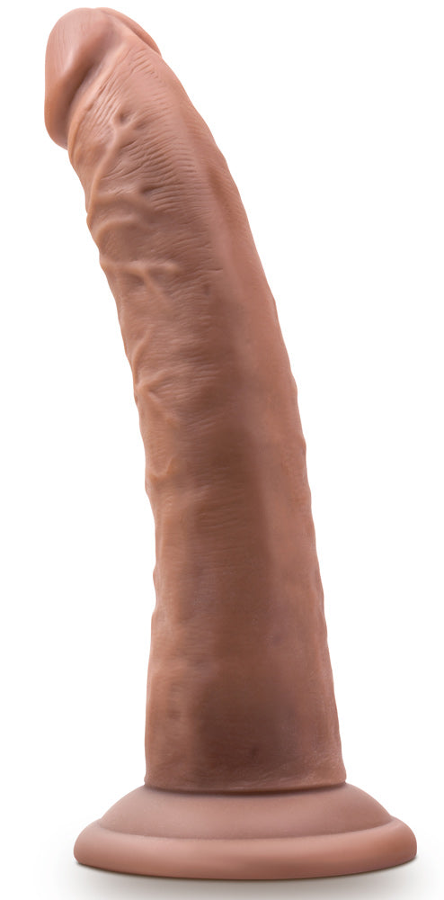 Au Naturel Jack 7 Inch Dildo with Suction Cup - Mocha