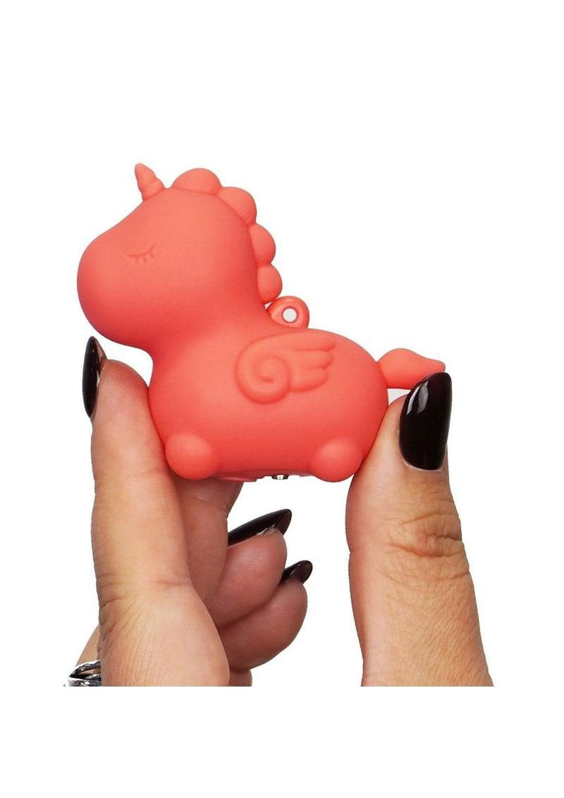 Unihorn Mini Peachy Pony Vibrator with 10 Vibration Speeds – Orange