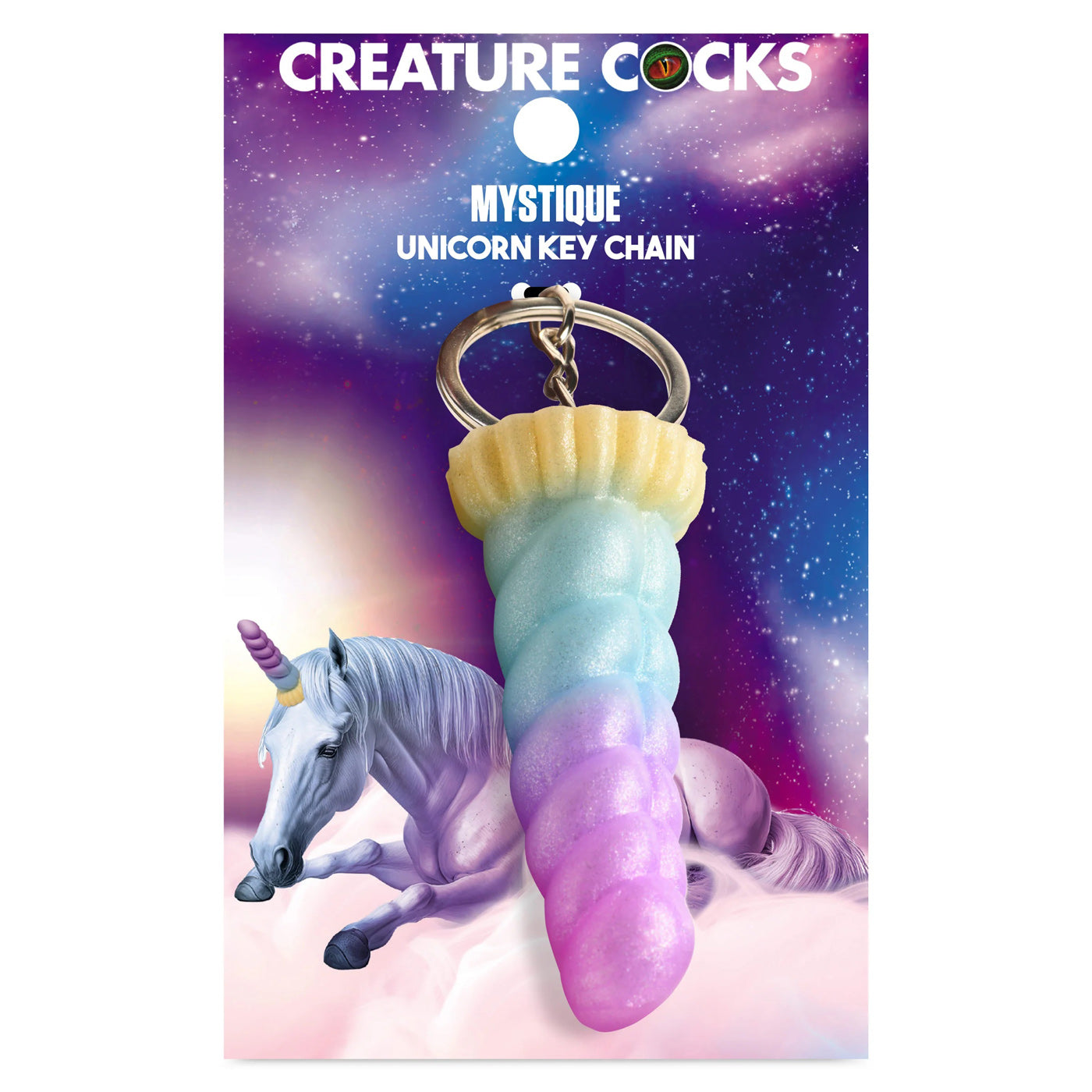 Mystique Unicorn Keychain – Mini Fantasy Accessory – Multi Color