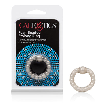 Pearl Beade Prolong Rings - Stretchable Erection Enhancer - Smoke
