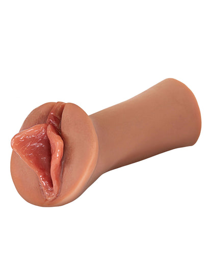 Pipedream Extreme Wet Pussies Luscious Lips Stroker - Tan