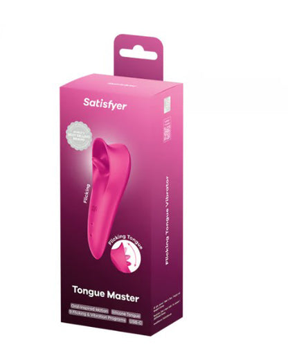 Satisfyer Tongue Master Vibrator – Pink – Multi-Function with Licking and Vibration Modes
