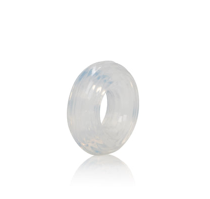CalExotics Premium Silicone Ring - Medium - Clear - Body-Safe