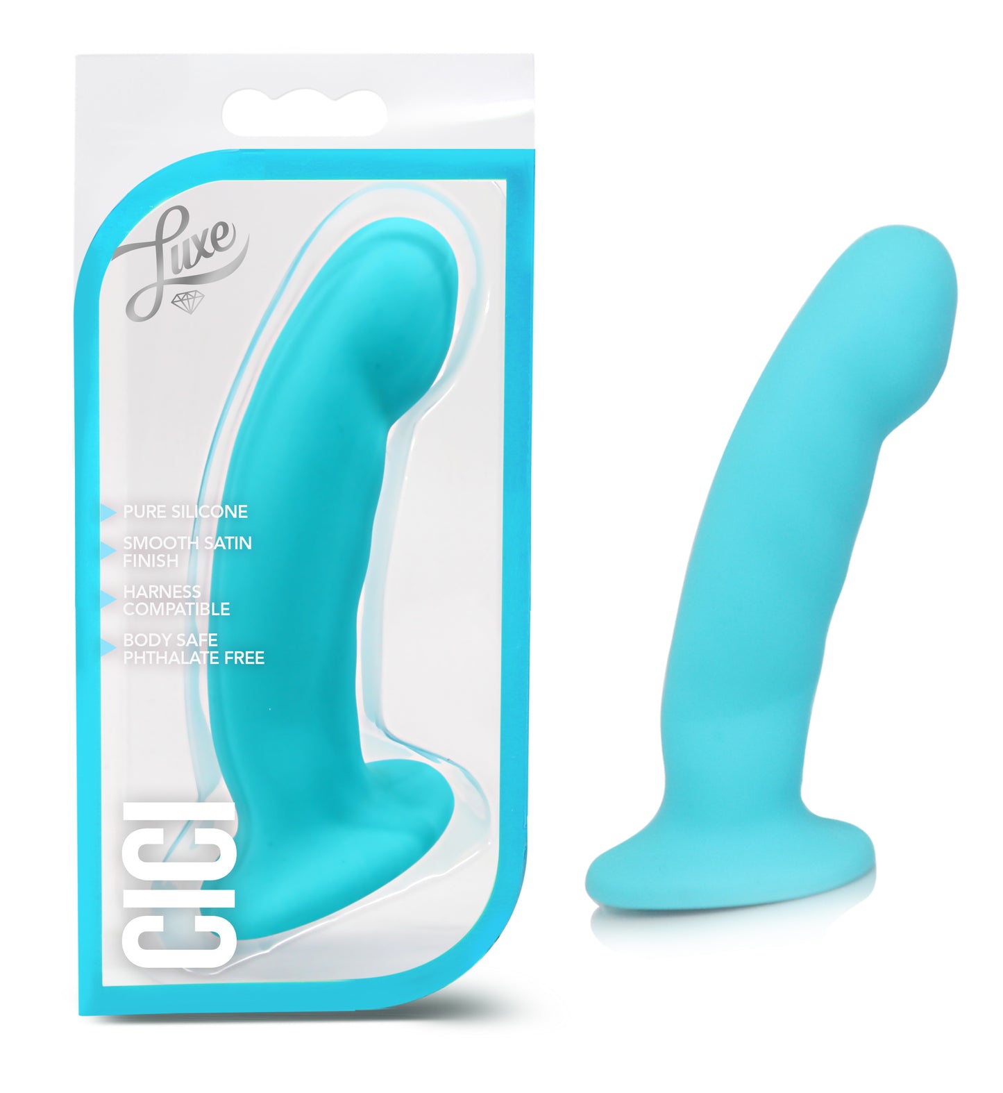 Blush Cici G-Spot Dong with Suction Cup – Blue