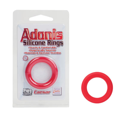 CalExotics Caesar Silicone Ring - Erection Enhancer - Red
