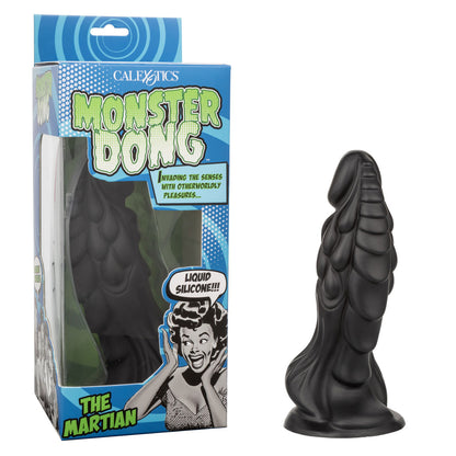 CalExotics Monster Dong The Martian 7.75" - Black - Waterproof Silicone