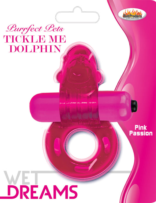 Purrfect Pet Tickle Me Dolphin - Vibrating Bullet - Magenta