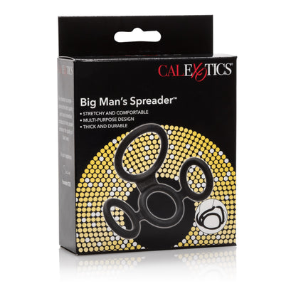 CalExotics Big Man's Spreader – Four-Point Erection Enhancement System – Black