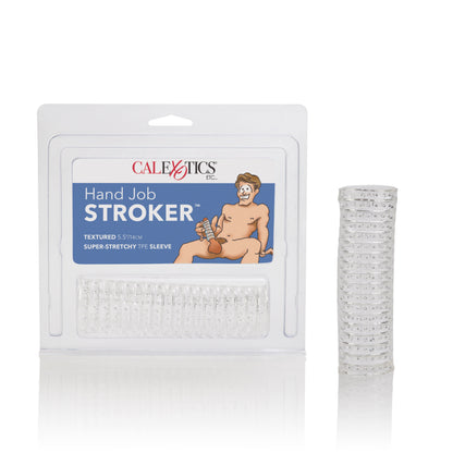 CalExotics Hand Job Stroker – Super-Stretchy Textured Masturbation Sleeve – Gold