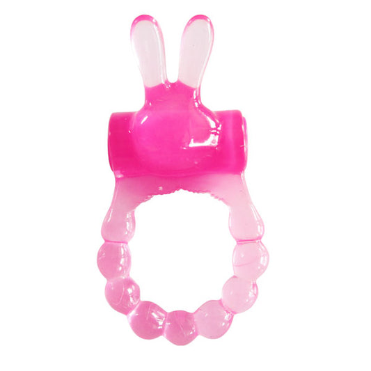 Top Cat Toys Vibrating Bunny Ring – Pink – Single Speed