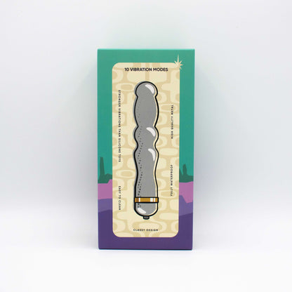 Like A Kitten Hidden Treasure Metal Vibrator – Silver – Waterproof – Multi-Function