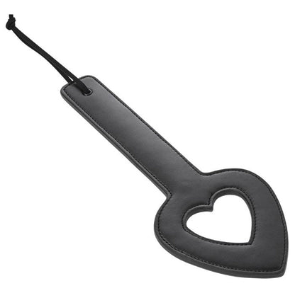 Sex and Mischief Shadow Heart Paddle – Black – Impact Play Tool