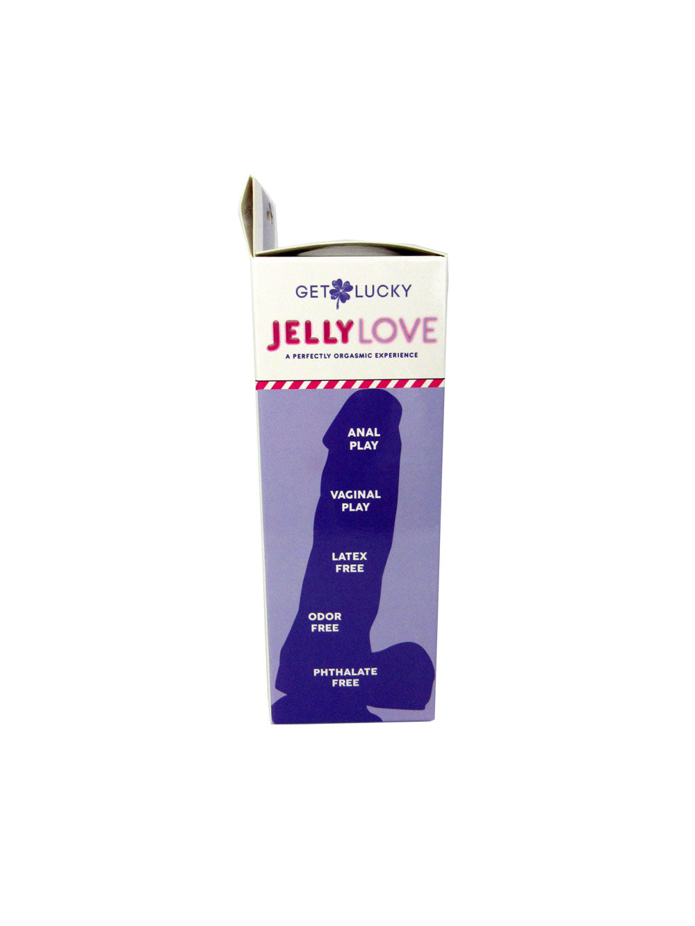 Jelly Love 7" Dildo - Realistic Suction Cup Dildo - Purple