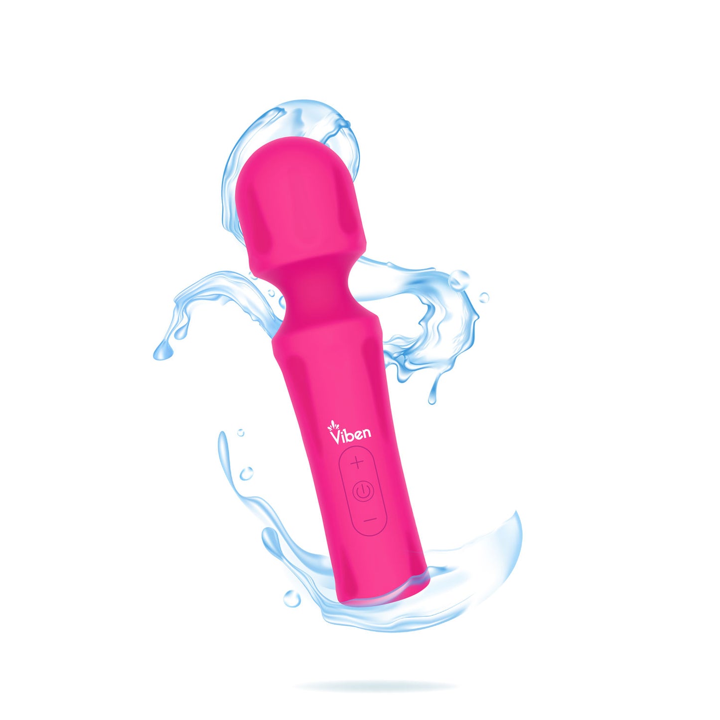 Viben Mighty Muse Mini Massager – Hot Pink – Multi-Speed & Vibration Patterns