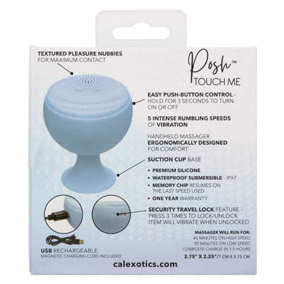 CalExotics Posh Touch Me Handheld Massager – Blue
