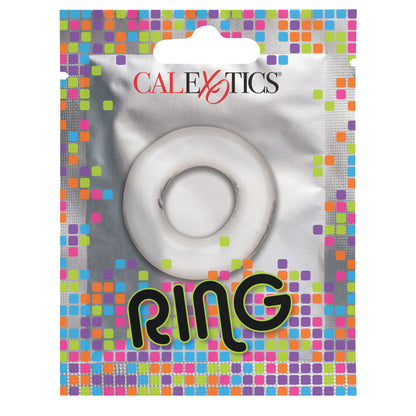 CalExotics Foil Pack Ring – Clear – Stretchy Comfort Ring for Enhanced Performance