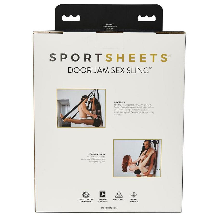 Sportsheets Door Jam Sex Sling – Adjustable Black Sling