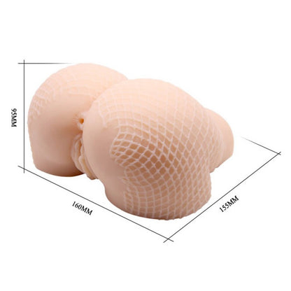 Pretty Love Jessica Vibrating Masturbator with Remote Control – Beige