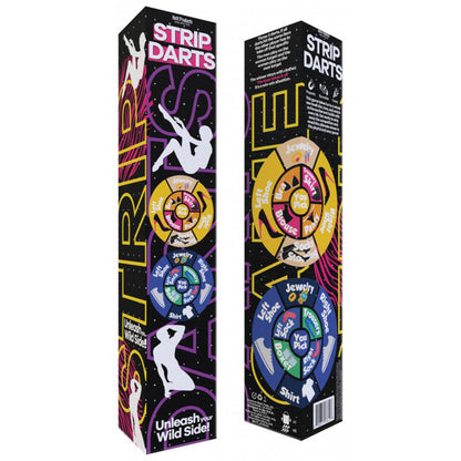 Hott Products Strip Darts Game – Reversible Dart Board for Men and Women