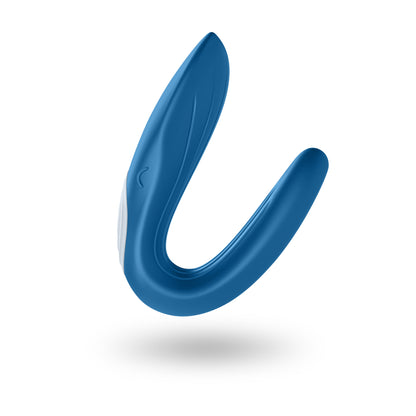 Satisfyer Double Whale Vibrating Love Toy for Couples – Blue