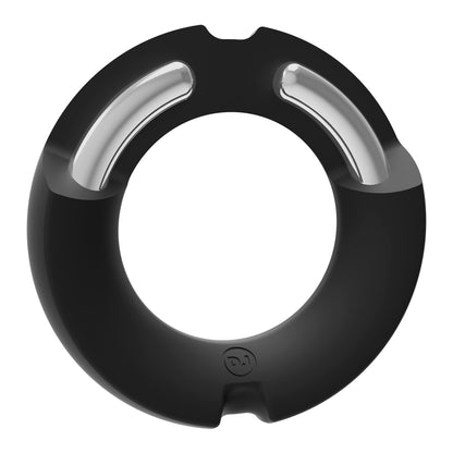 Merci The Paradox Silicone Covered Metal Cock Ring - 50mm - Black