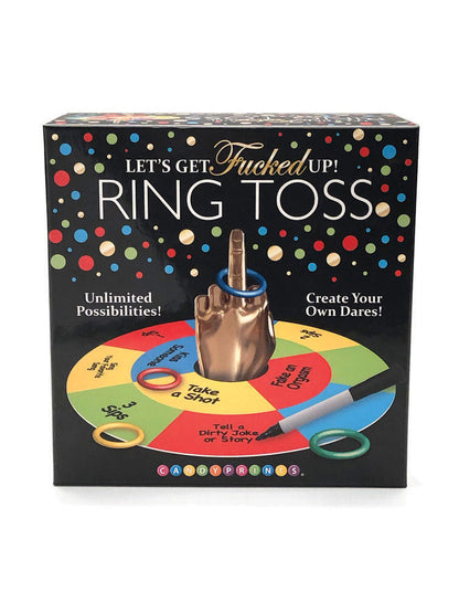 Little Genie Let's Get Fucked Up Ring Toss Game – Customizable Party Fun