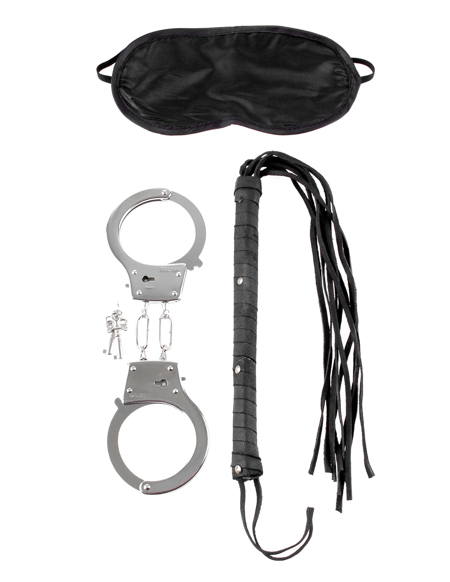 Pipedream Lover's Fantasy Kit – Beginner Bondage Set – Black