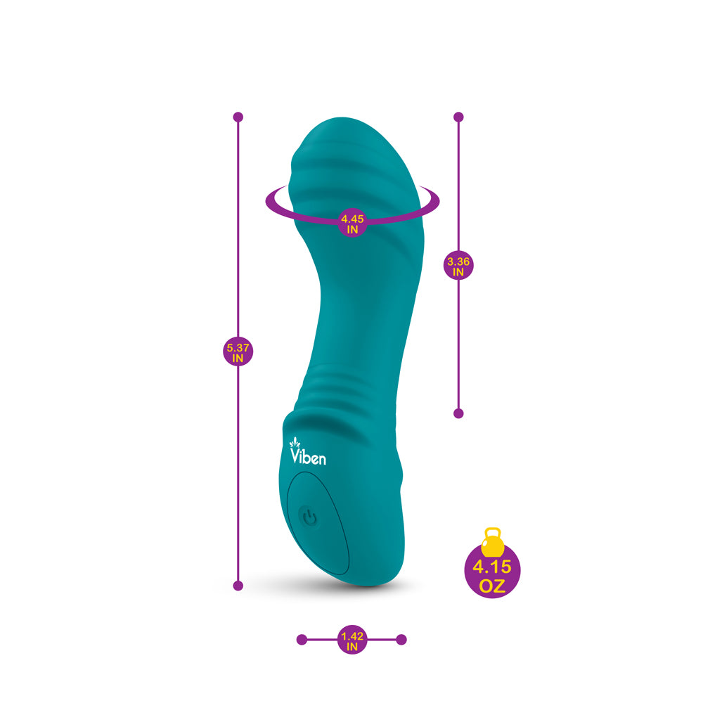 Viben Lalita Mini Pleasure Ridges G-Spot Vibe – Blue