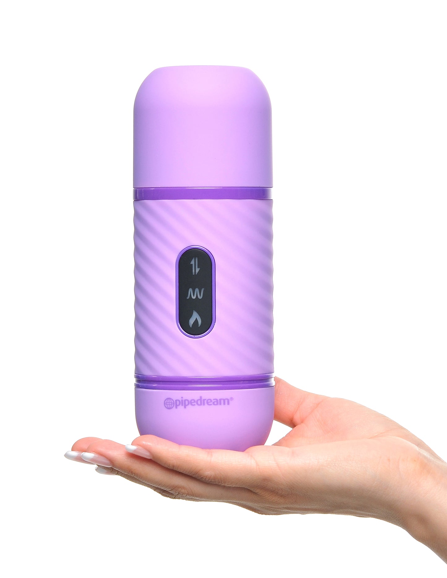 Pipedream Fantasy for Her Love Thrust-Her Thrusting Warming Vibrator - Purple