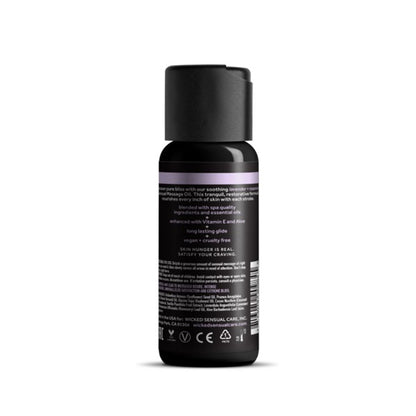 Wicked Sensual Care Lavender + Rosemary Massage Oil 4oz - Vegan & Cruelty-Free