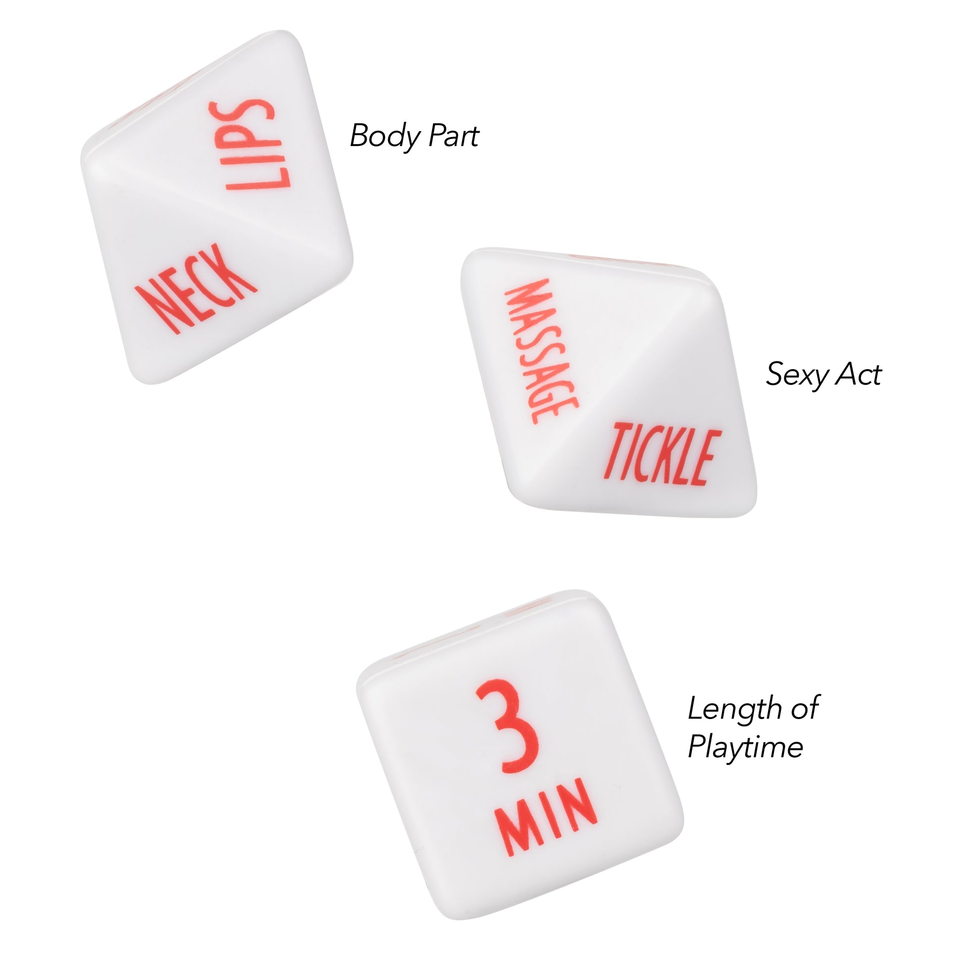 CalExotics Tempt & Tease Dice Game – Multi Color, Waterproof