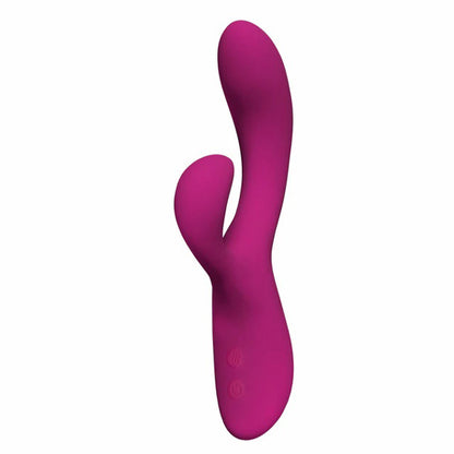 Blush Quinn Rabbit Vibrator with 10 Vibration Modes - Burgundy