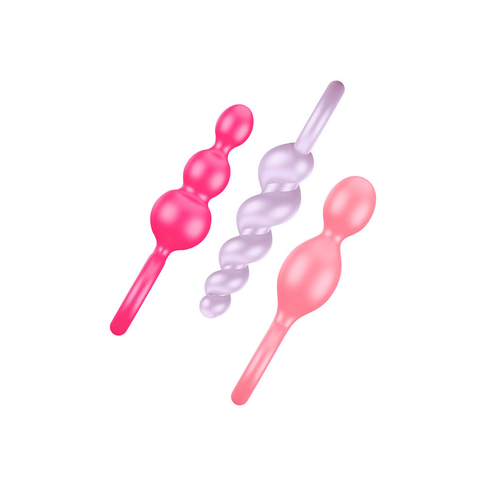 Satisfyer Booty Call 3 Piece Set – Multi Colored Anal Plugs