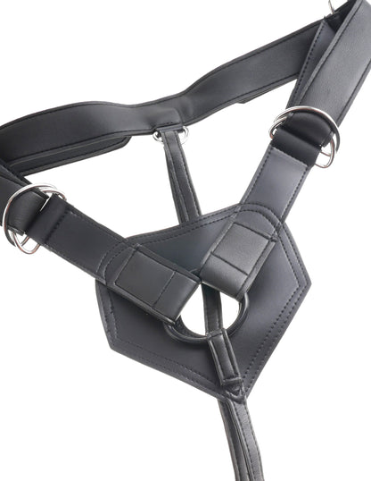 Pipedream King Cock Strap-On Harness with 6 Inch Cock - Tan